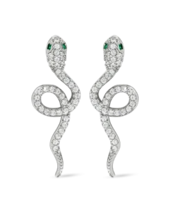 Bijou Brigitte Clous d'oreilles - Emerald Serpent Best