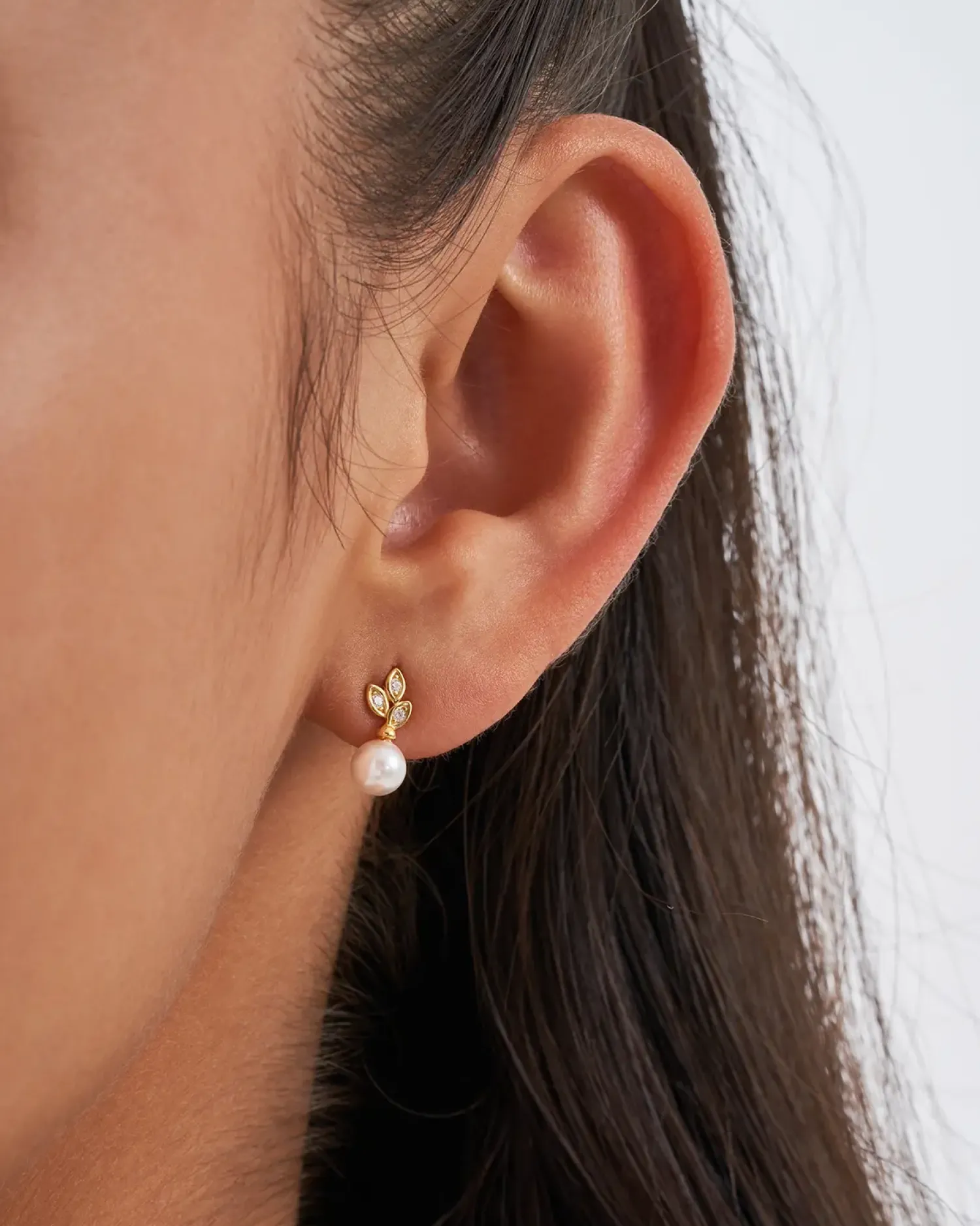 Bijou Brigitte Clous d'oreilles - Floral Pearls Discount