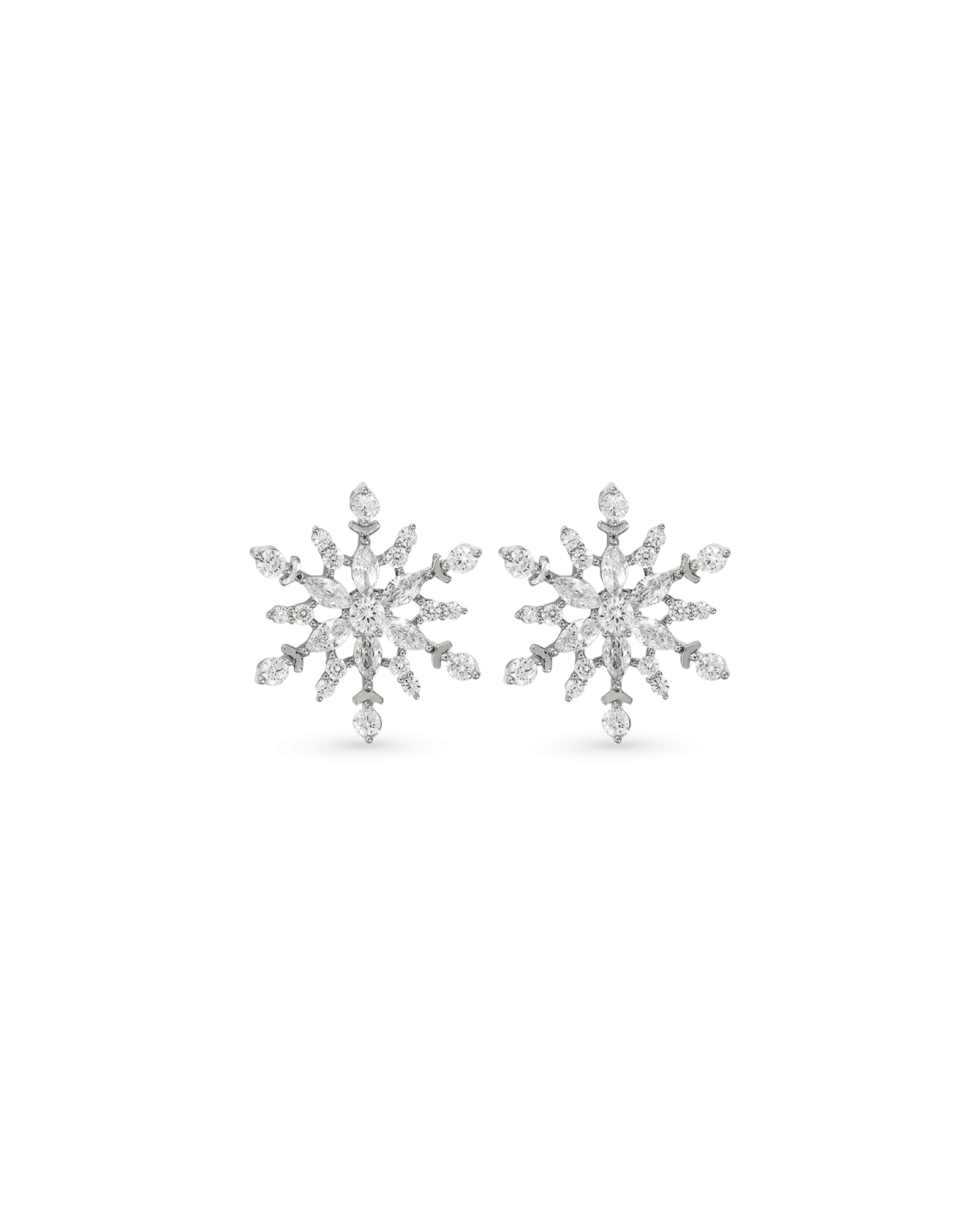 Bijou Brigitte Clous d'oreilles - Gleaming Snowflake
