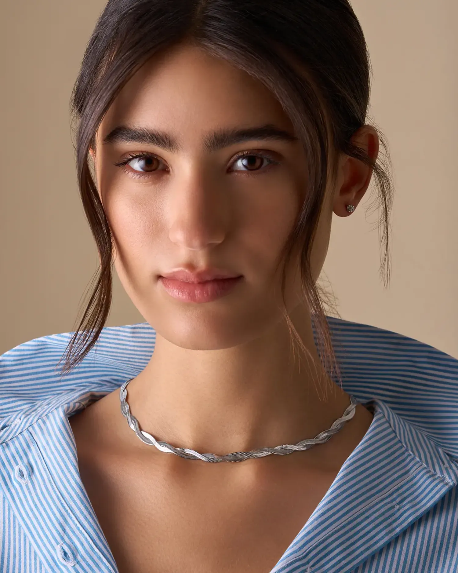 Bijou Brigitte Clous d'oreilles - Gleaming Steel Online