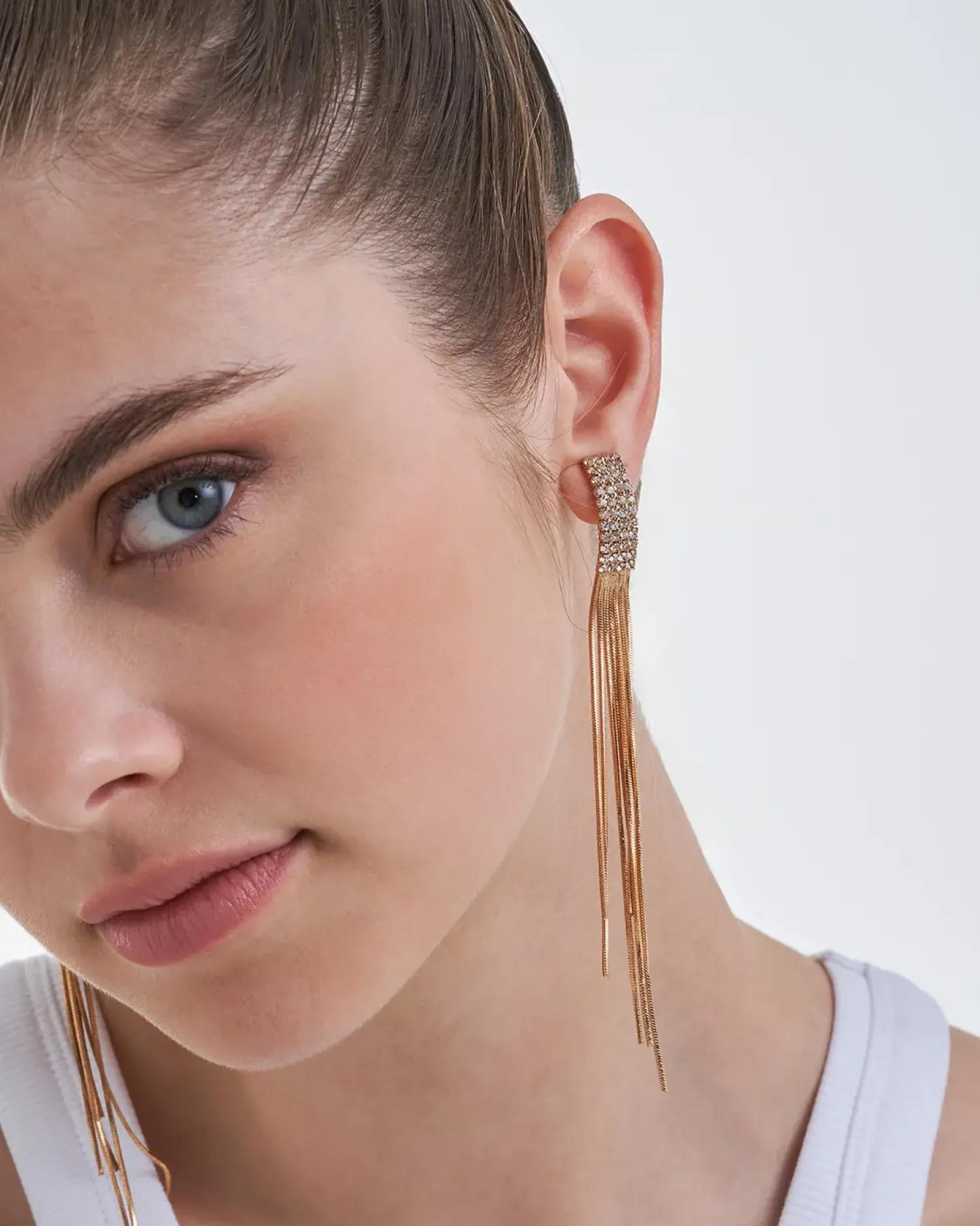 Bijou Brigitte Clous d'oreilles - Gleaming Waterfall New