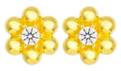 Bijou Brigitte Clous d'oreilles - Golden Bloom