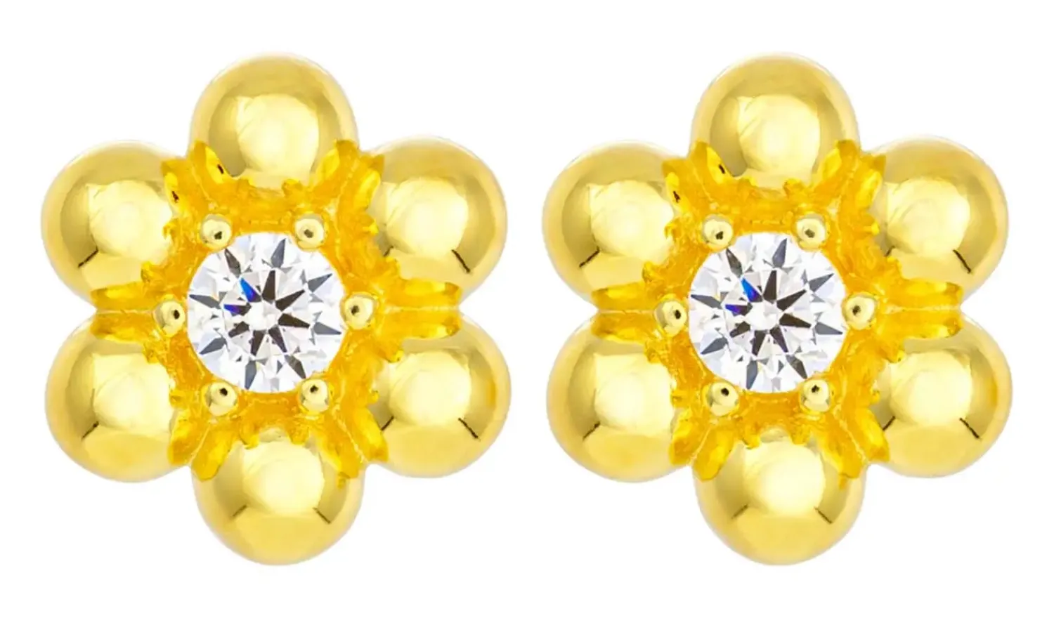 Bijou Brigitte Clous d'oreilles - Golden Bloom