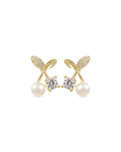 Bijou Brigitte Clous d'oreilles - Golden Cherry Clearance