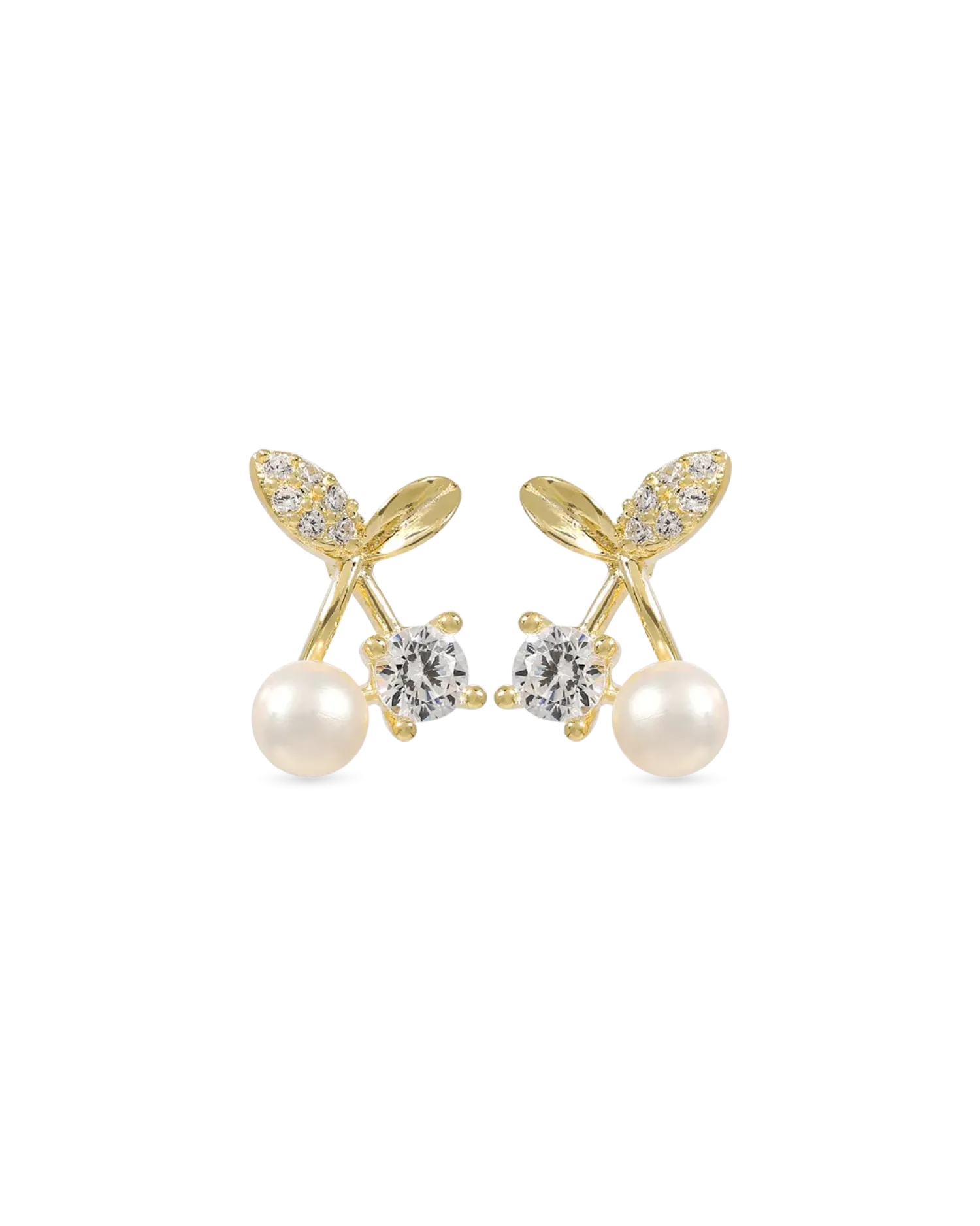 Bijou Brigitte Clous d'oreilles - Golden Cherry Clearance