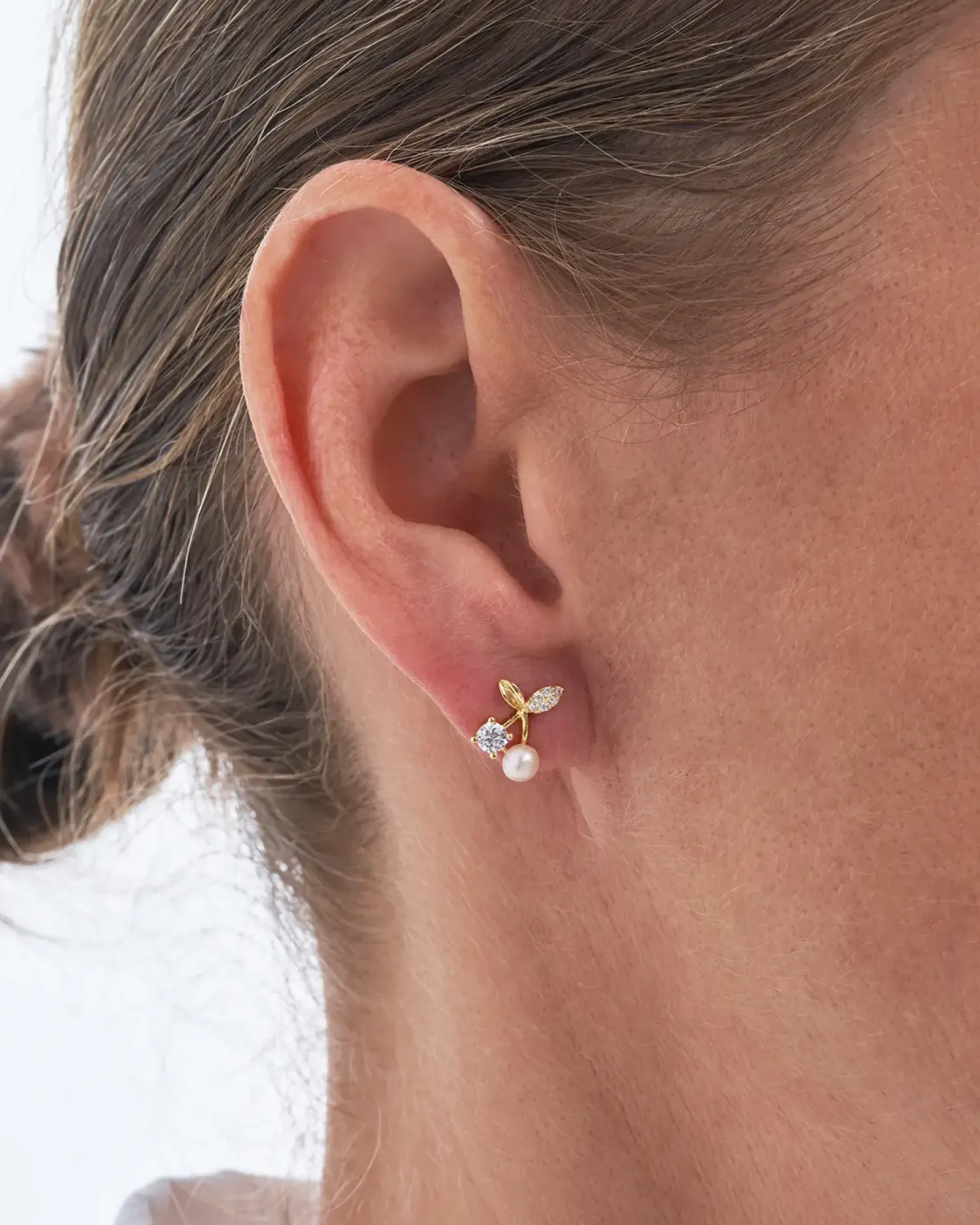 Bijou Brigitte Clous d'oreilles - Golden Cherry Clearance