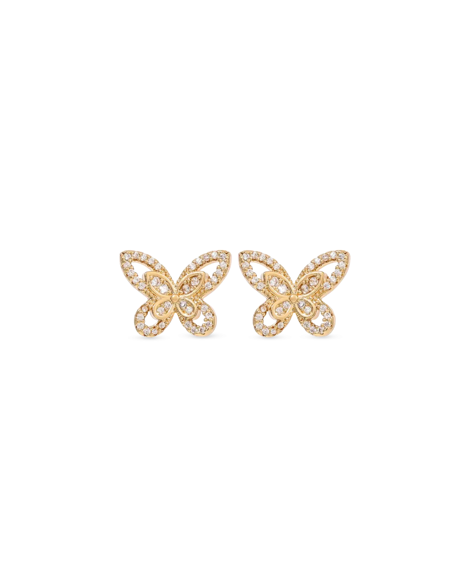 Bijou Brigitte Clous d'oreilles - Golden Flutter New