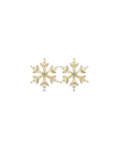 Bijou Brigitte Clous d'oreilles - Golden Snowflake