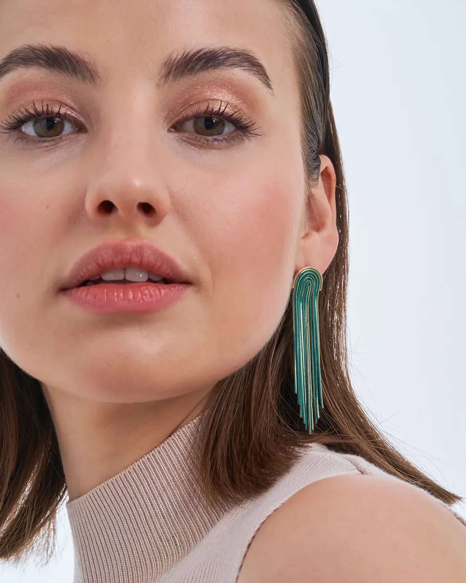 Bijou Brigitte Clous d’oreilles - Green Waterfall Clearance