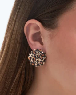Bijou Brigitte Clous d'oreilles - Hammered Leo Hot
