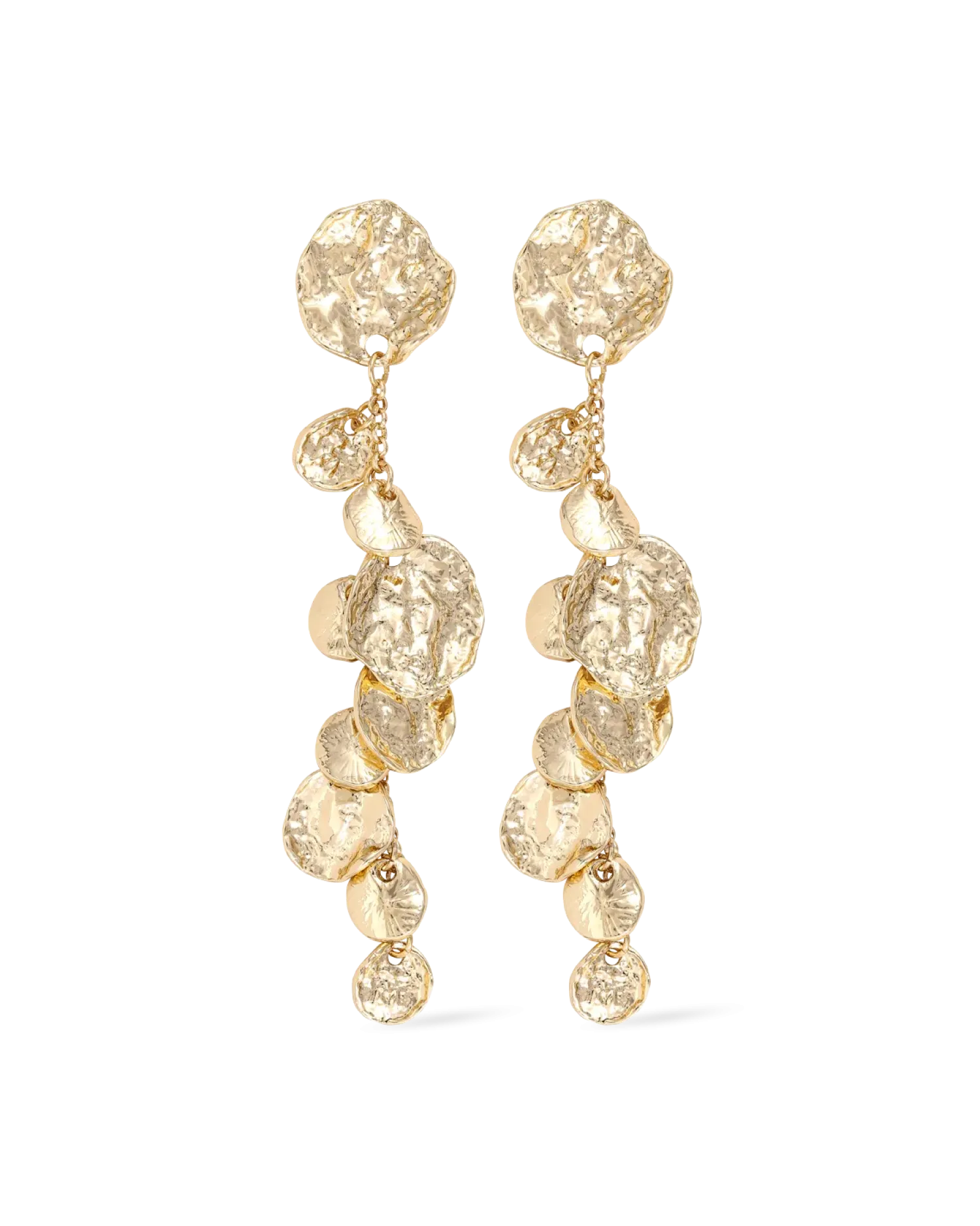 Bijou Brigitte Clous d'oreilles - Hammered Plates New