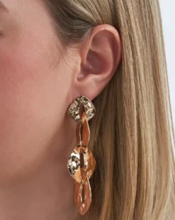 Bijou Brigitte Clous d'oreilles - Hammered Spark Hot