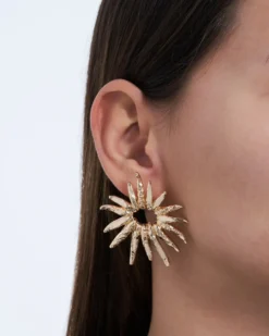 Bijou Brigitte Clous d'oreilles - Hammered Sun Outlet