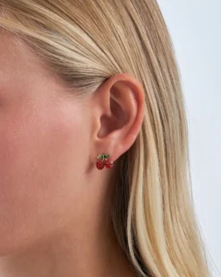 Bijou Brigitte Clous d'oreilles - Lovely Cherries New