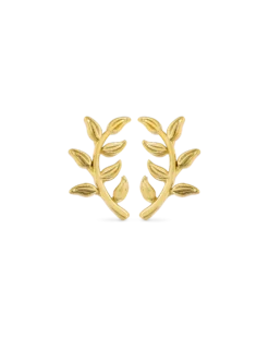 Bijou Brigitte Clous d'oreilles - Lustrous Leaf Best
