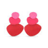 Bijou Brigitte Clous d'oreilles - Mat Rouge Hot
