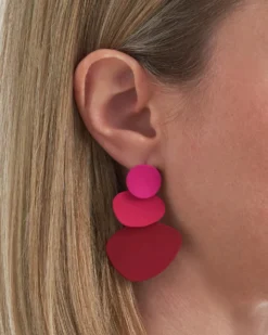Bijou Brigitte Clous d'oreilles - Mat Rouge Hot