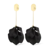 Bijou Brigitte Clous d'oreilles - Noir Leaves Sale