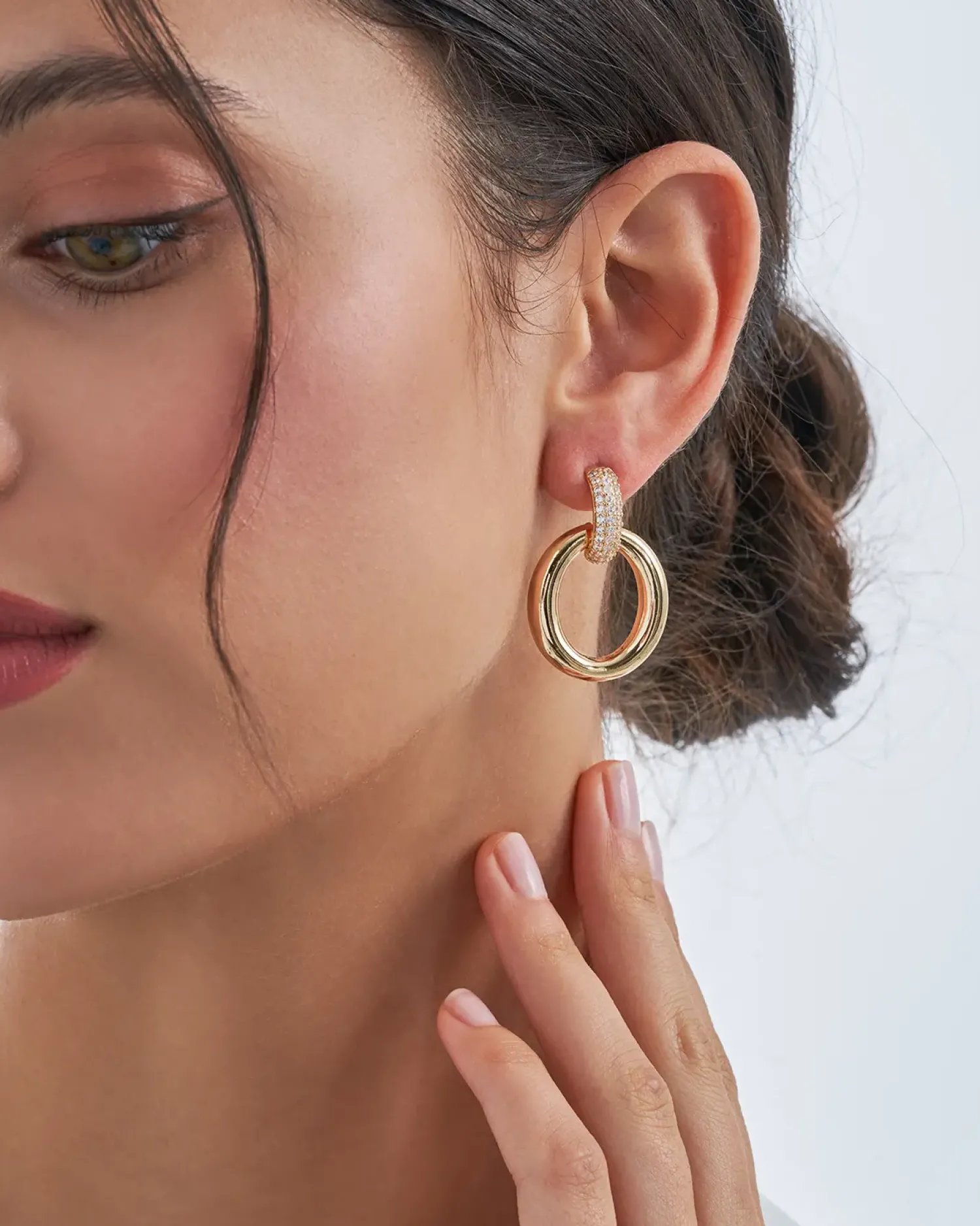 Bijou Brigitte Clous d'oreilles - Oval Glow