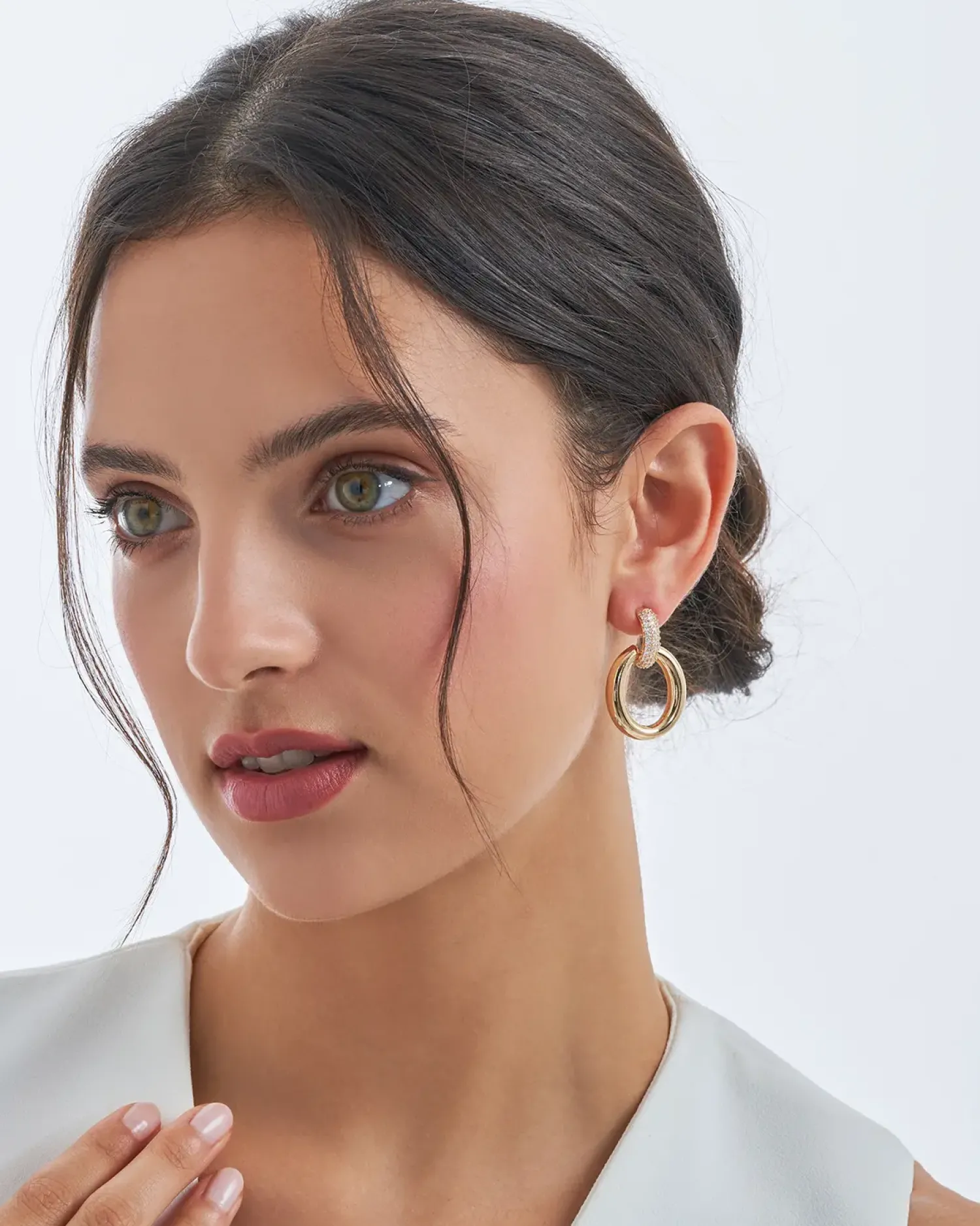 Bijou Brigitte Clous d'oreilles - Oval Glow
