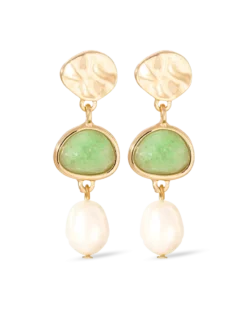 Bijou Brigitte Clous d'oreilles - Pastel Aventurine Outlet