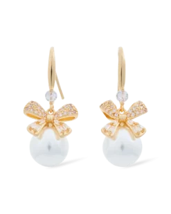 Bijou Brigitte Clous d'oreilles - Pearl Bow Best