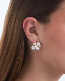 Bijou Brigitte Clous d'oreilles - Pearly Chunk New