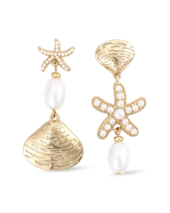 Bijou Brigitte Clous d'oreilles - Pearly Shells