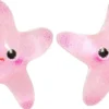 Bijou Brigitte Clous d'oreilles - Pink Starfish Hot