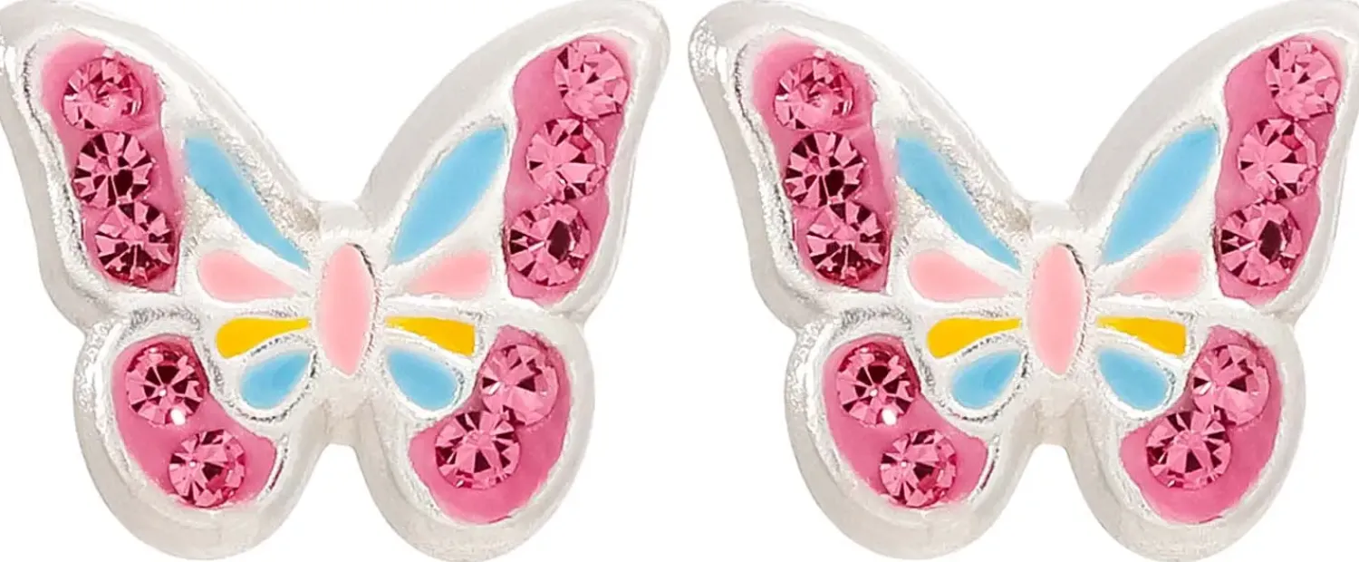 Bijou Brigitte Clous d'oreilles - Pink Wings Hot