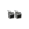 Bijou Brigitte Clous d'oreilles pour homme - Black Steel Hot