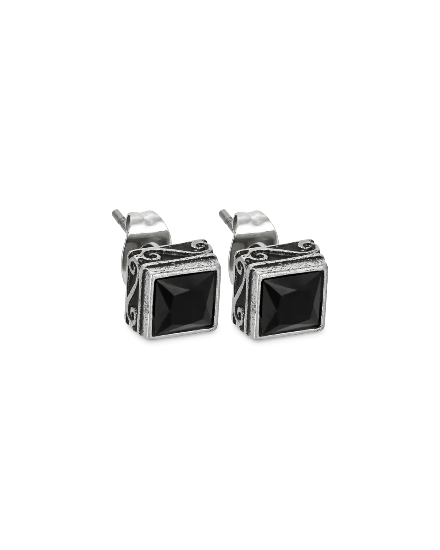 Bijou Brigitte Clous d'oreilles pour homme - Black Steel Hot