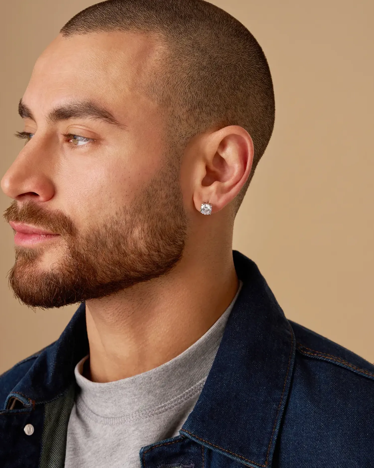 Bijou Brigitte Clous d'oreilles pour homme - Bold Shine New
