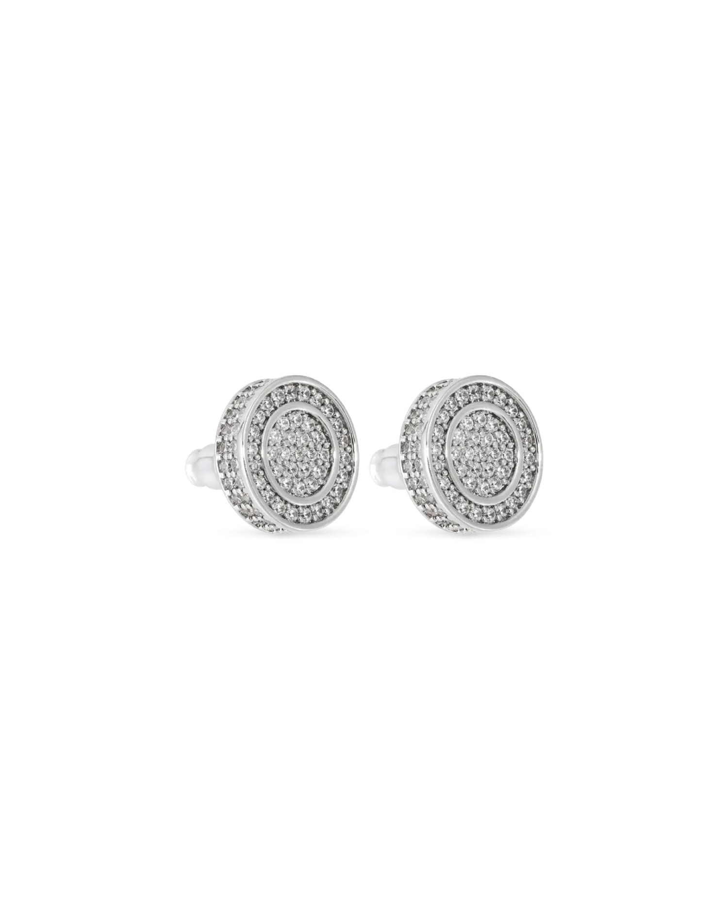 Bijou Brigitte Clous d'oreilles pour homme - Zirconia Circle Discount