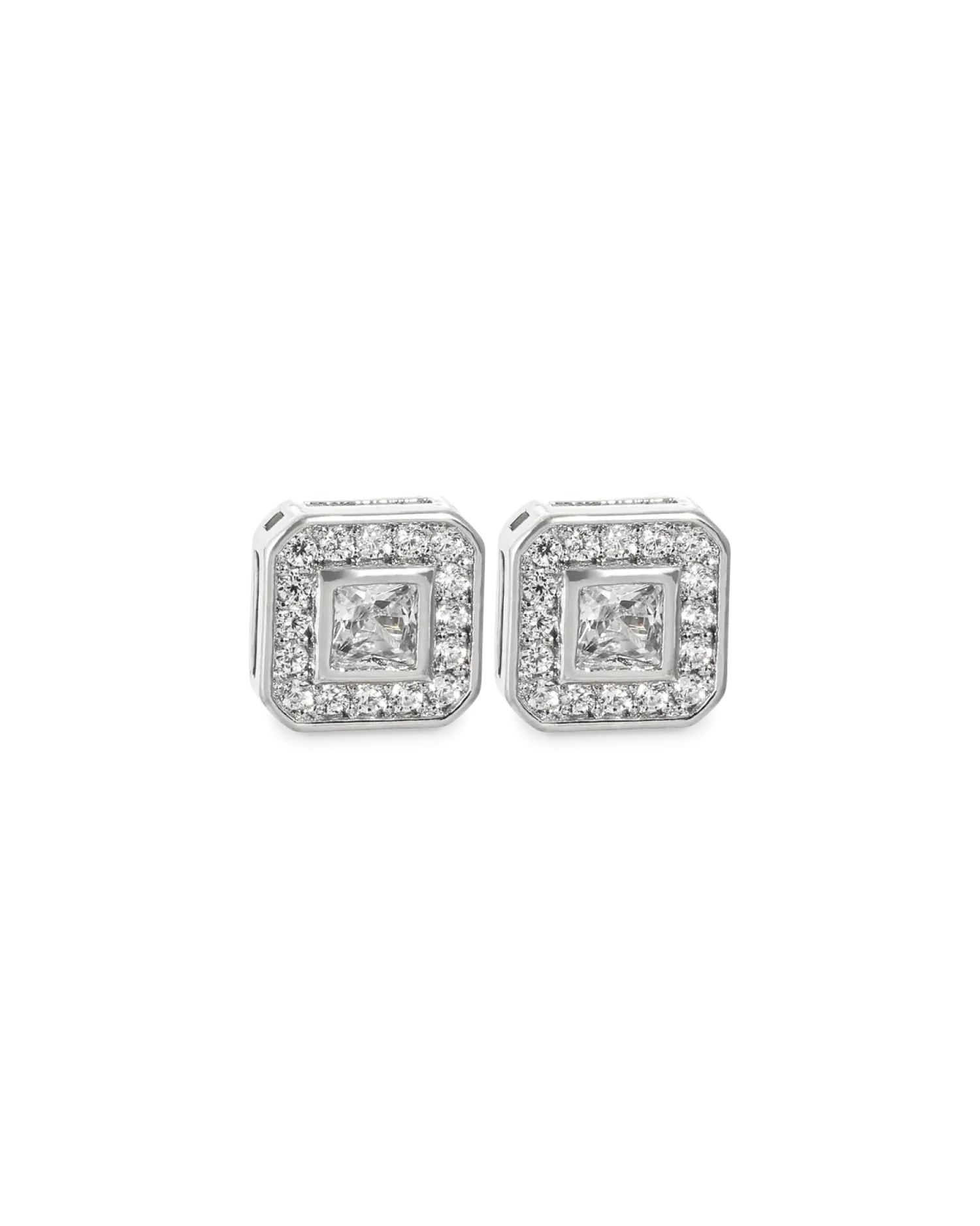Bijou Brigitte Clous d'oreilles pour homme - Zirconia Shapes Discount