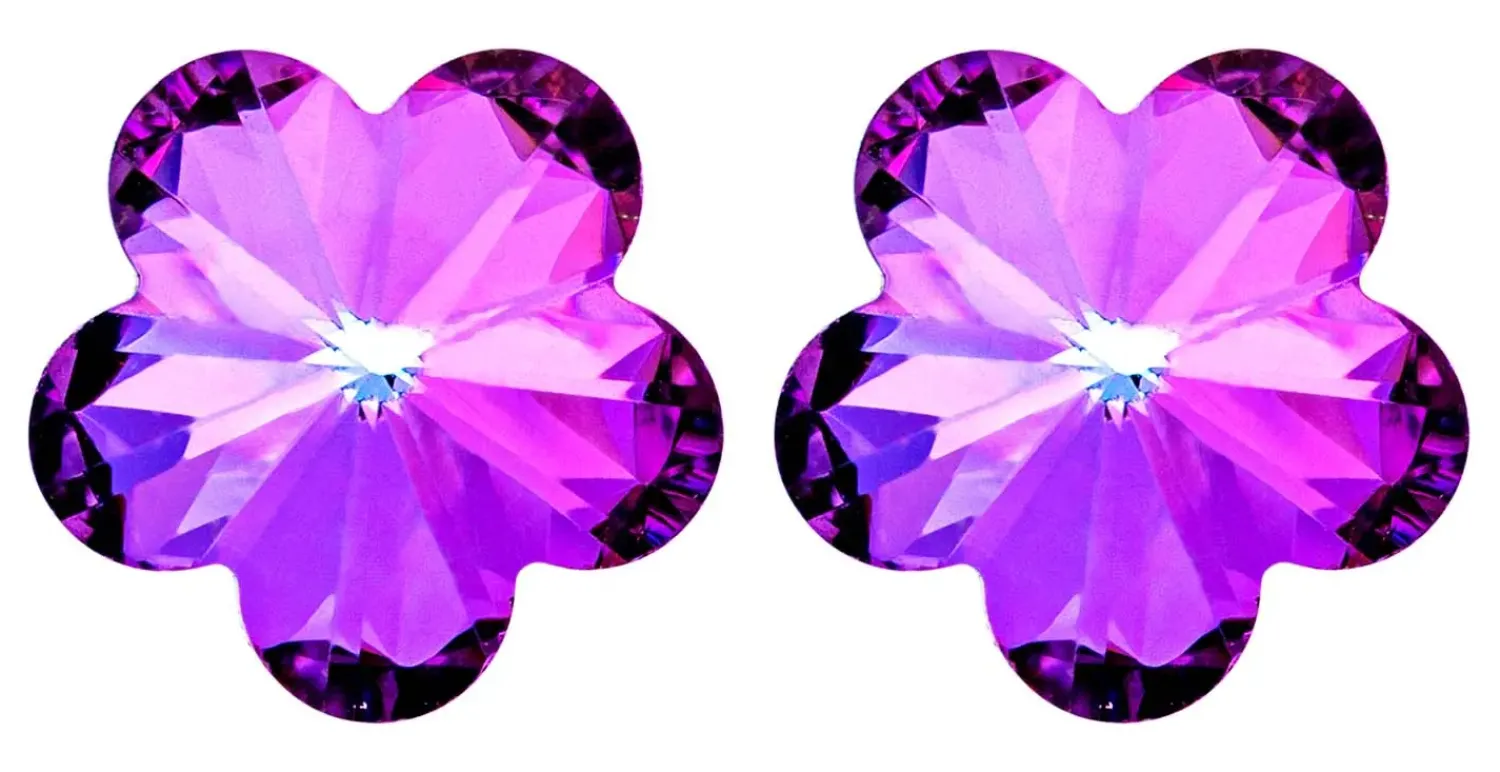 Bijou Brigitte Clous d'oreilles - Purple Blossom Outlet