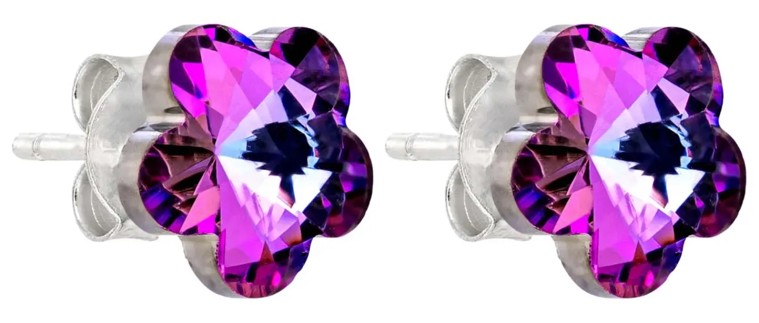 Bijou Brigitte Clous d'oreilles - Purple Blossom Outlet