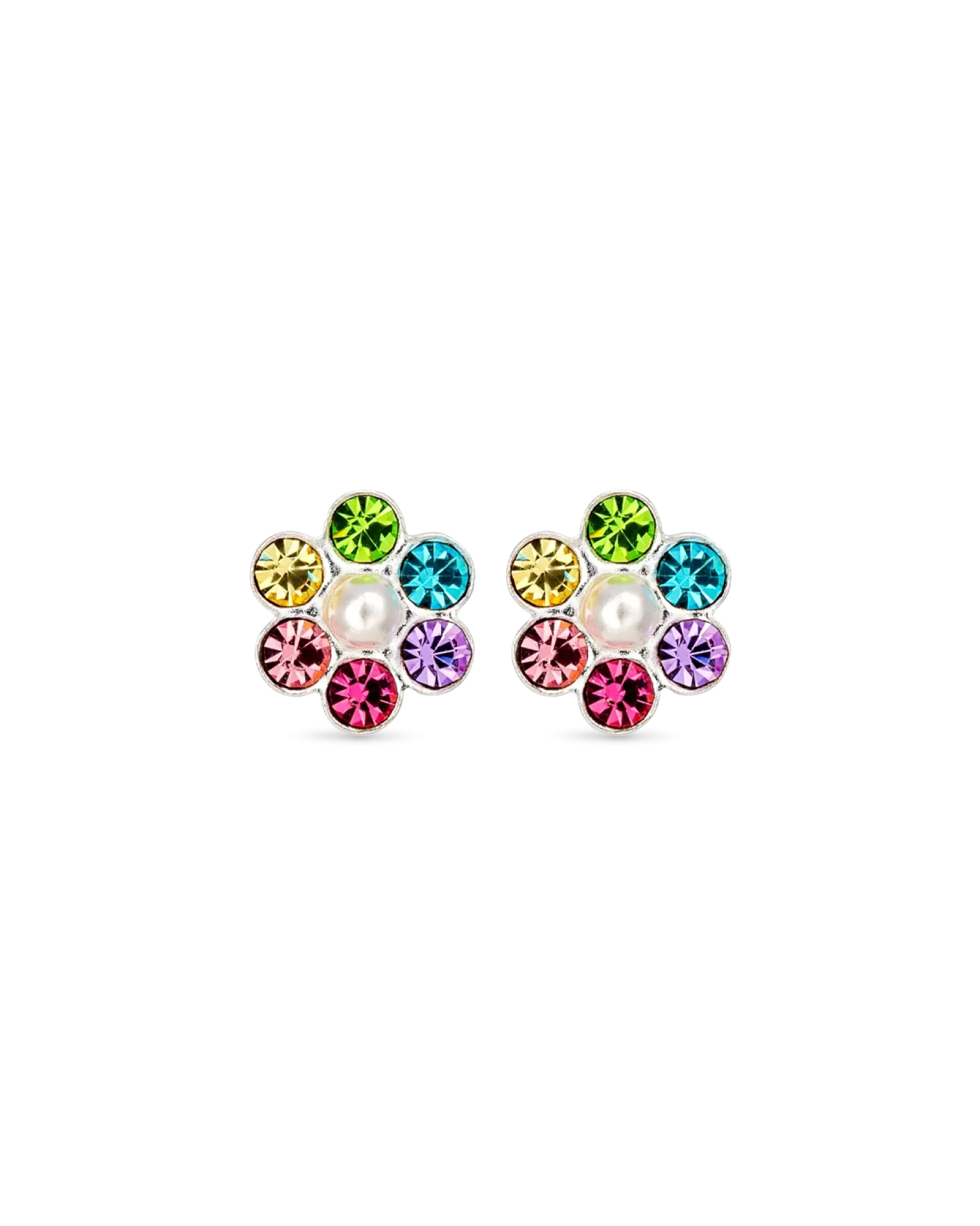 Bijou Brigitte Clous d'oreilles - Rainbow Blossom
