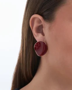 Bijou Brigitte Clous d'oreilles - Red Circles