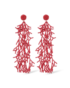 Bijou Brigitte Clous d'oreilles - Red Corals Sale