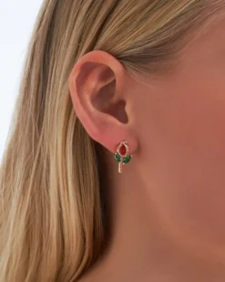 Bijou Brigitte Clous d'oreilles - Red Tulip New
