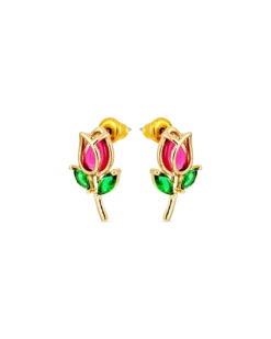 Bijou Brigitte Clous d'oreilles - Red Tulip New