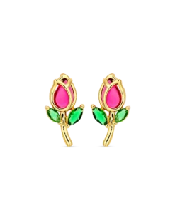 Bijou Brigitte Clous d'oreilles - Red Tulip New