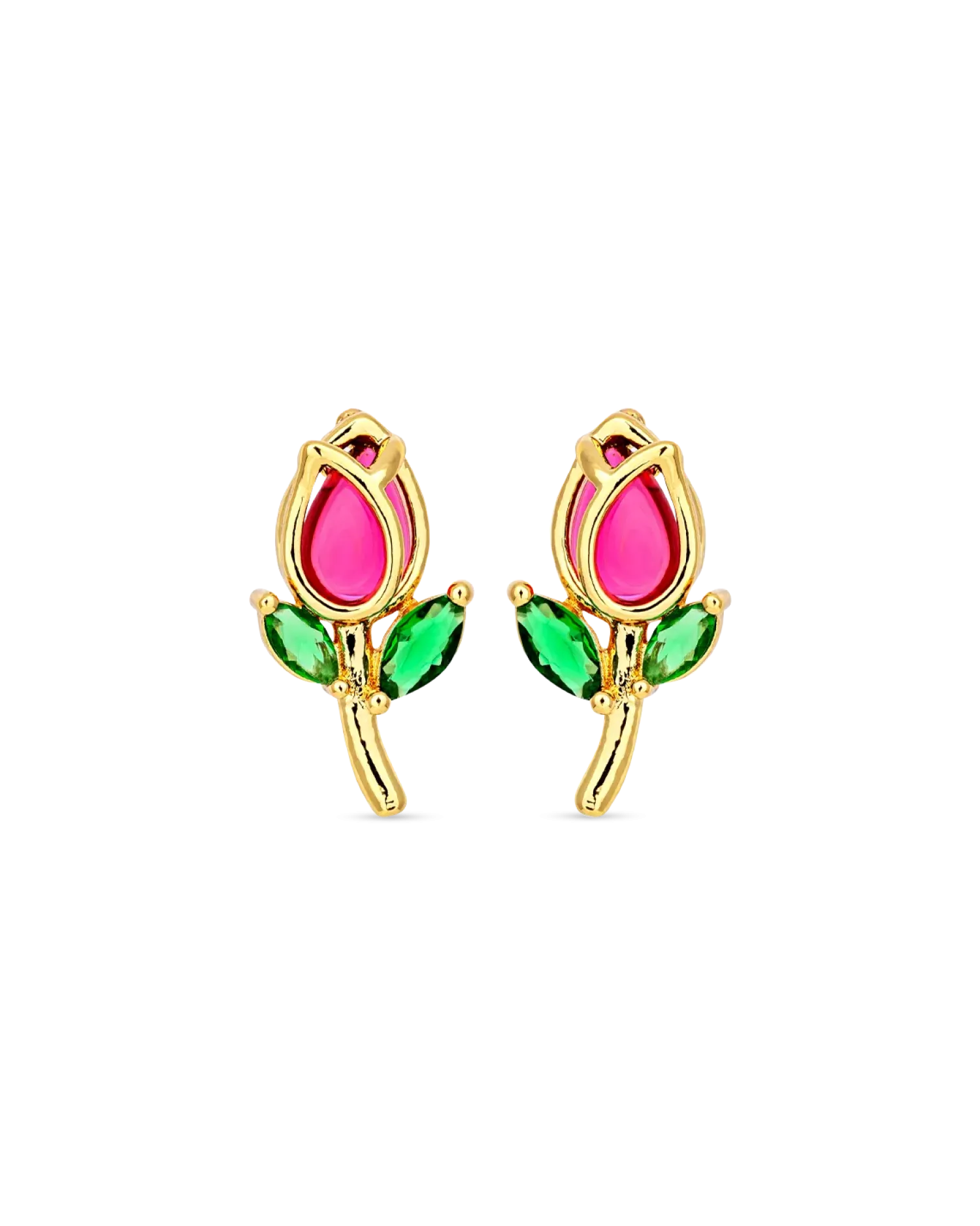 Bijou Brigitte Clous d'oreilles - Red Tulip New