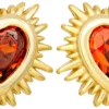 Bijou Brigitte Clous d'oreilles - Red Zirconia Discount