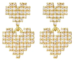 Bijou Brigitte Clous d'oreilles - Retro Hearts New