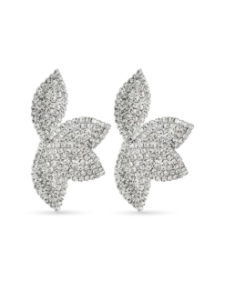 Bijou Brigitte Clous d'oreilles - Rhinestone Flower Best