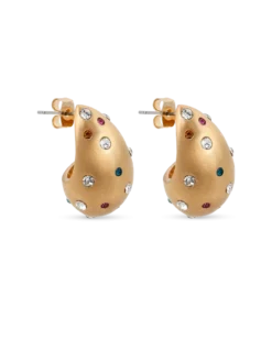 Bijou Brigitte Clous d'oreilles - Rhinestone Glow