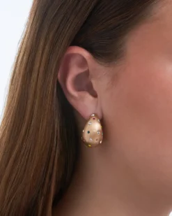 Bijou Brigitte Clous d'oreilles - Rhinestone Glow