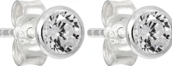 Bijou Brigitte Clous d'oreilles - Round Zirconia Best
